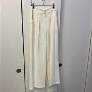Cream Wide-Leg Jumpsuits and Pants Collection